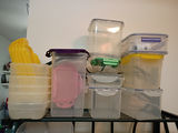 Assorted Plastic Food Storage Containers and Kitchenware - thumbnail 2 of 6