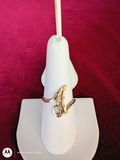 14KT Gold Ring and Matching Dangle Earrings - thumbnail 3 of 6
