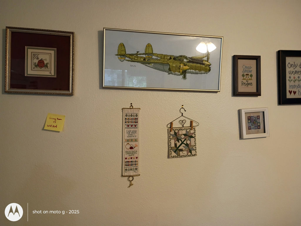 Collection of Framed Cross-Stitch and Needlework Wall Art - image 2 of 6