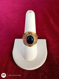 Gold 14k Ring with Blue Stone - thumbnail 1 of 6