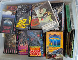 Plastic Storage Tote with Science Fiction Paperback Books - thumbnail 1 of 3