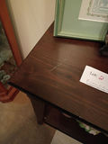 Dark Wood Console Table - thumbnail 4 of 5