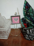 Decorative Lamps, Glass Container, Butterfly Light, and Framed Heart Decor - thumbnail 4 of 6