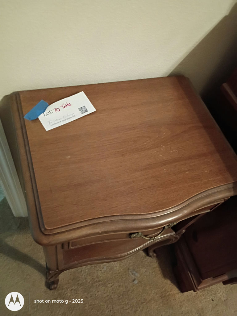 Wooden End Table with Drawer and Shelf - image 2 of 2