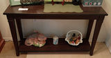 Dark Wood Console Table - thumbnail 1 of 5