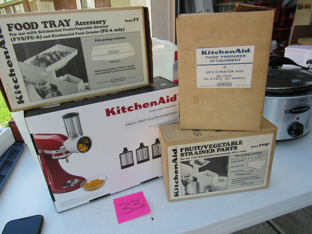 KitchenAid Mixer and Food Grinder Attachments - image 1 of 1