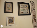 Collection of Framed Cross-Stitch and Needlework Wall Art - thumbnail 5 of 6