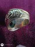 Gold 14k Ring with Blue Stone - thumbnail 4 of 6