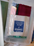 Plastic Storage Bins with Cross Stitch and Craft Supplies - thumbnail 5 of 7
