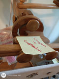 Wooden Floor Standing Needlework Frame with Magnifying Lamp - thumbnail 2 of 6