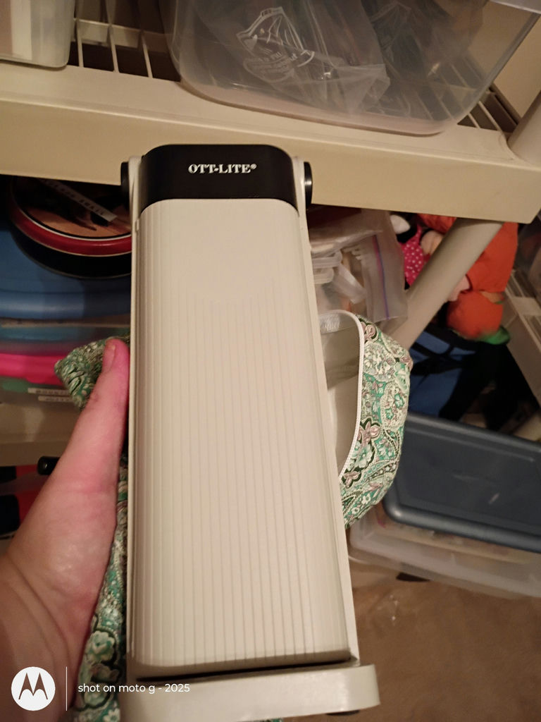 Storage Bins, OTT-LITE Lamps, and Craft Supplies - image 5 of 9