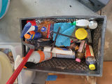 Crate of Cleaning Supplies and Tools - thumbnail 1 of 1
