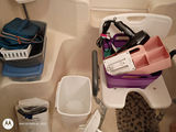 Rolling Walker With Seat and Bathroom Care Items - thumbnail 3 of 4