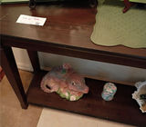 Dark Wood Console Table - thumbnail 3 of 5