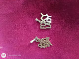 Two Script Letter Pendants - thumbnail 4 of 4