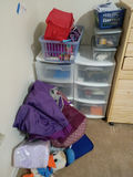 Assorted Household and Pet Supplies in Storage Drawers - thumbnail 1 of 10