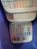 Plastic Storage Tote With Sewing and Craft Supplies - thumbnail 5 of 5