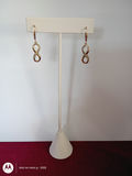 14K Gold Infinity Drop Earrings - thumbnail 1 of 6