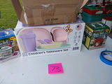 Children's Tableware Set, Butter Bell Crock and Spreader Sets, and Kitchen Utensils - thumbnail 1 of 2