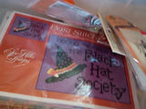Cross Stitch Kits, Craft Supplies, and Pink Plush Bear - thumbnail 8 of 10