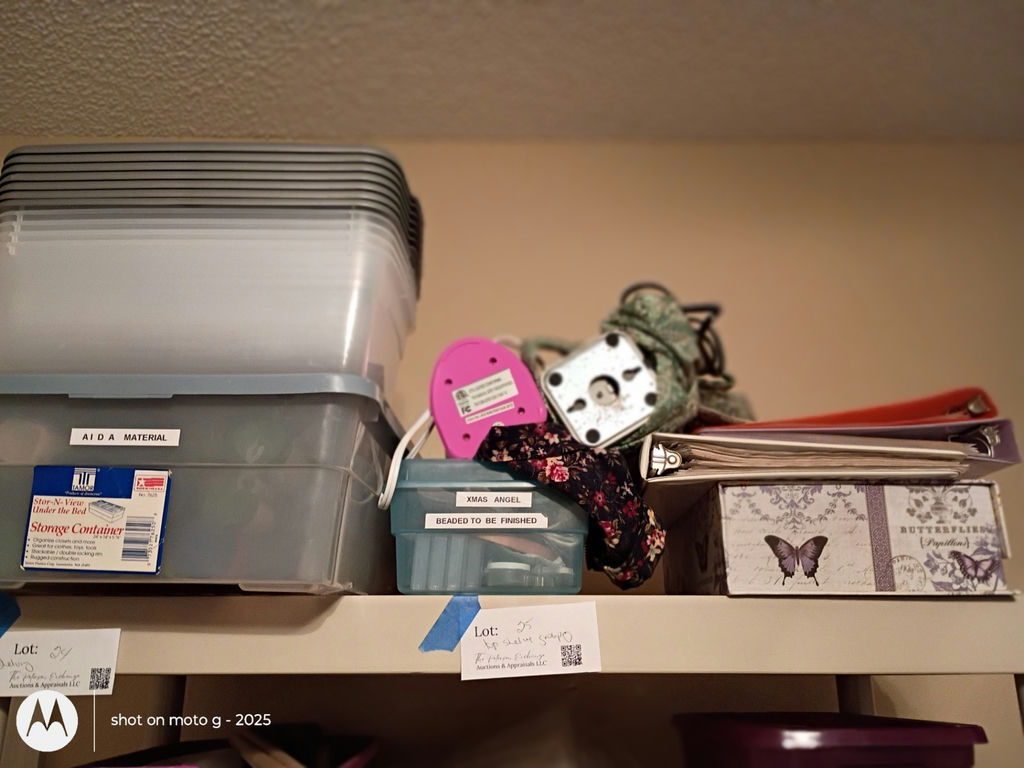 Storage Bins, OTT-LITE Lamps, and Craft Supplies - image 1 of 9