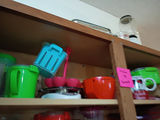 Assorted Plastic Kitchen Containers, Measuring Cups, Mug, and Digital Scale - thumbnail 1 of 5