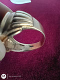 Gold 10k Initial Signet Ring - thumbnail 4 of 5