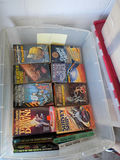 Plastic Storage Tote with Science Fiction Paperback Books - thumbnail 2 of 3