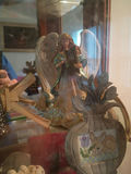 Display Cabinet with Decorative Figurines and Needlework Items - thumbnail 6 of 9