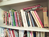Storage Shelf and Collection of Cookbooks and Recipe Books - thumbnail 2 of 4