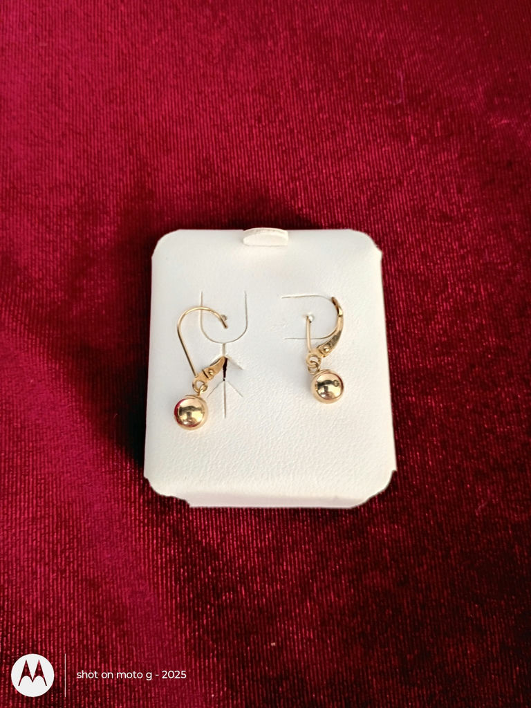 14K Gold Concave Hoop Earrings - image 1 of 4