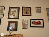 Collection of Framed Cross-Stitch and Needlework Wall Art - thumbnail 6 of 6