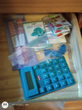 Wooden Rolling Drawer Organizer with Assorted Office and Craft Supplies - thumbnail 4 of 8