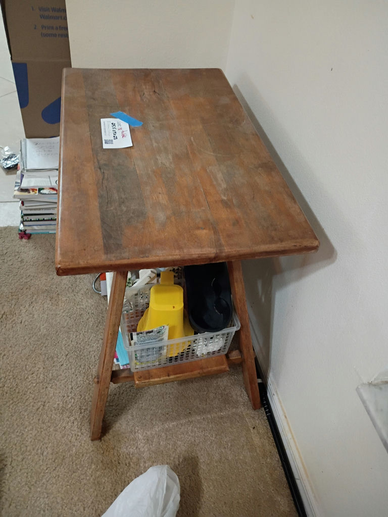 Wooden Side Table - image 5 of 6