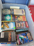 Plastic Storage Tote of Science Fiction Paperback Books - thumbnail 5 of 5