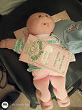 Cabbage Patch Kids Baby Doll with Birth Certificate and Adoption Papers - thumbnail 1 of 2