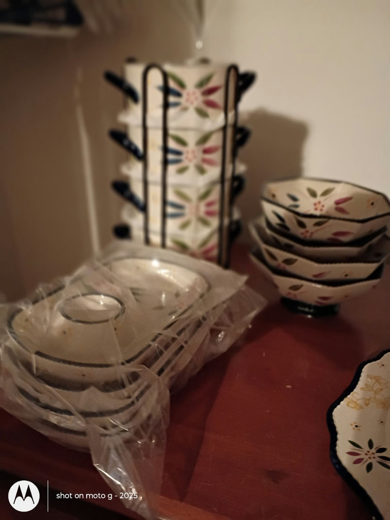 Ceramic Dinnerware Set with Mugs, Bowls, and Serving Pieces - image 5 of 6