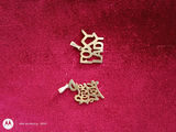 Two Script Letter Pendants - thumbnail 3 of 4