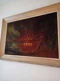 Framed Landscape Painting - thumbnail 1 of 3
