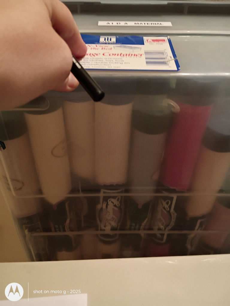 Storage Bins, OTT-LITE Lamps, and Craft Supplies - image 3 of 9