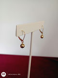 14K Gold Concave Hoop Earrings - thumbnail 3 of 4