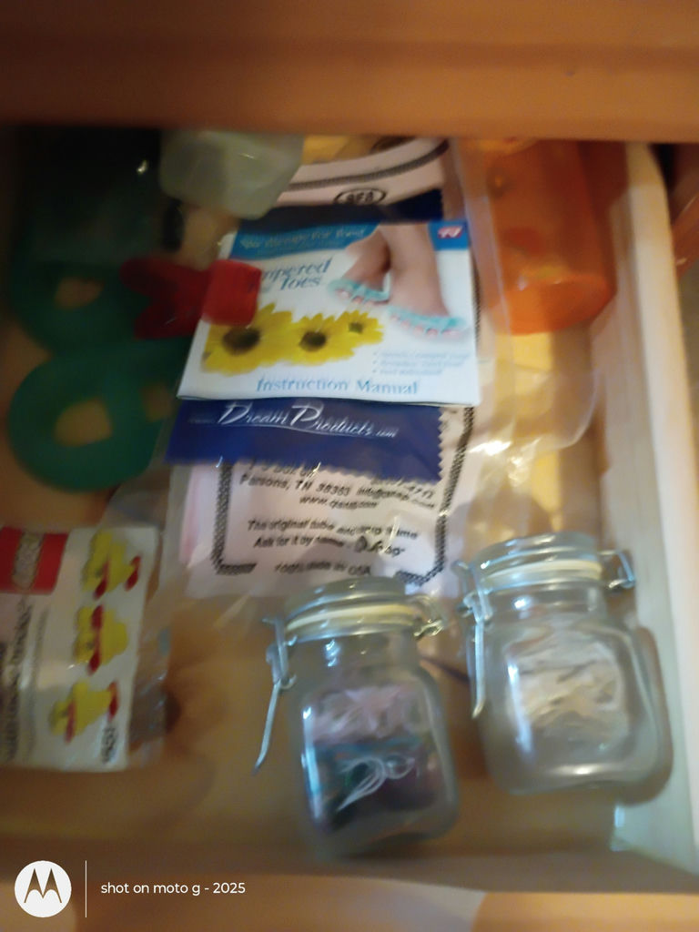 Wooden Rolling Drawer Organizer with Assorted Office and Craft Supplies - image 6 of 8