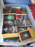 Plastic Storage Tote of Science Fiction Paperback Books - thumbnail 4 of 5