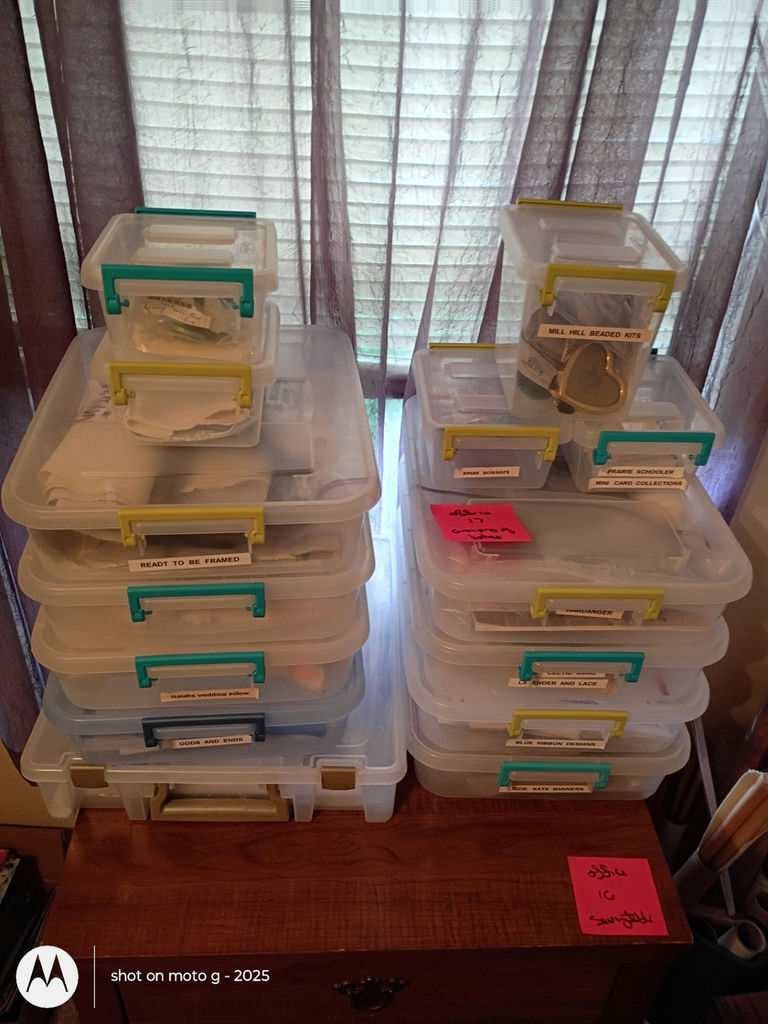 Organized Cross Stitch and Needlework Supplies - image 1 of 10