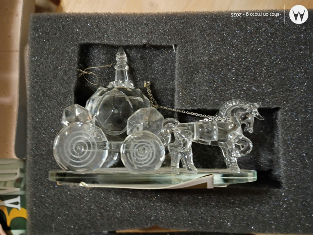 Wedding Coach Crystal Sculpture - image 2 of 2