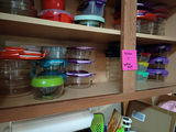 Assorted Glass and Plastic Food Storage Containers - thumbnail 1 of 5