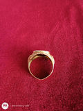 Gold 10k Initial Signet Ring - thumbnail 2 of 5