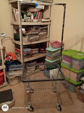Metal Rolling Laundry Cart - thumbnail 1 of 3