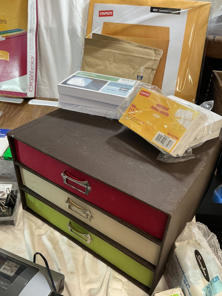 Office supplies, storage and shredder - image 6 of 7