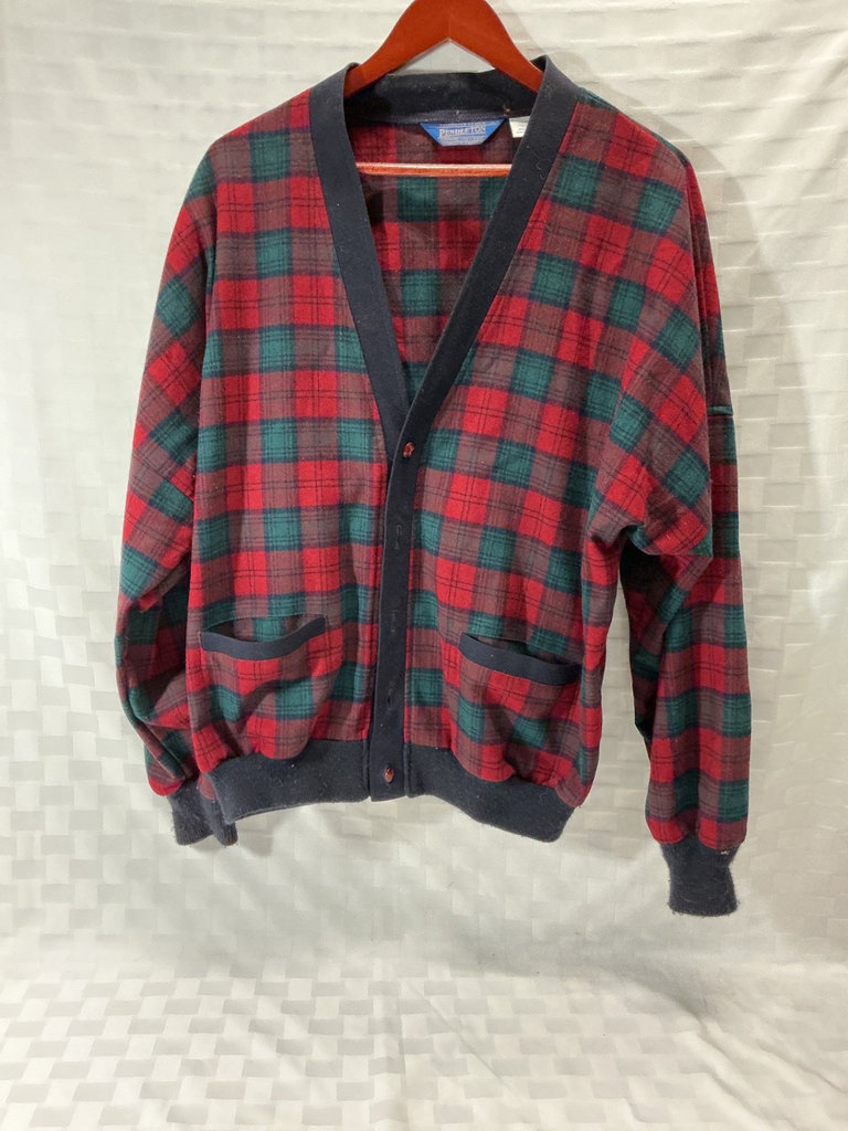 Tan London Fog trench coat and Pendleton plaid wool jacket - image 2 of 7